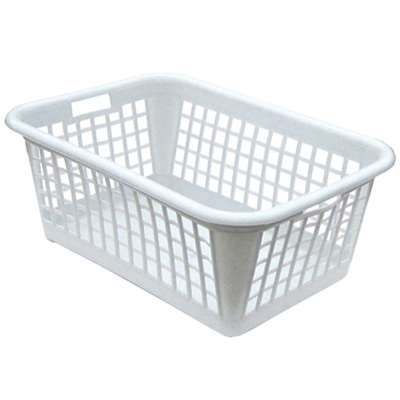 Image de PANIERE A LINGE BLANCHE 60CM 40L