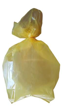 Image de SACS PLASTIQUES 130L JAUNE TRANSL. 45mic