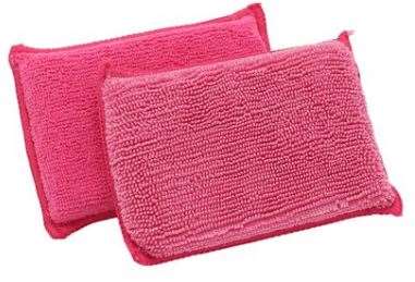 Image de EPONGES DUO 14x9CM - ROSE