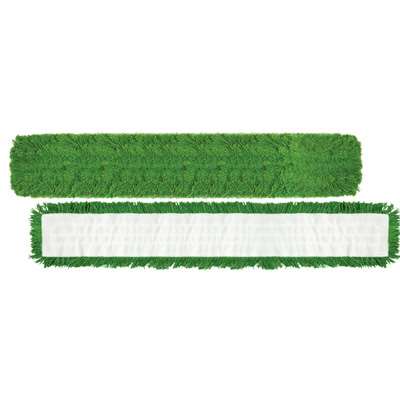 Image de FRANGE ACRYL. VERTE VELCRO 120CM POUR BALAI TRAPEZE