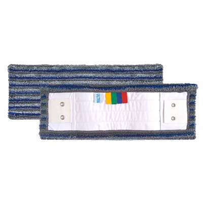 Image de FRANGE MICROFIBRE GRATTANTE 40CM POCHE/LANGUETTE 2 OEILLETS