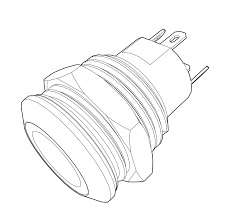 Image de KIT INTERRUPTEUR VAC/EAU A POIGNEE NUC 244NX
