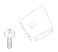 Image de KIT SUCEUR 2 PATTES ET 2 VIS 244NX