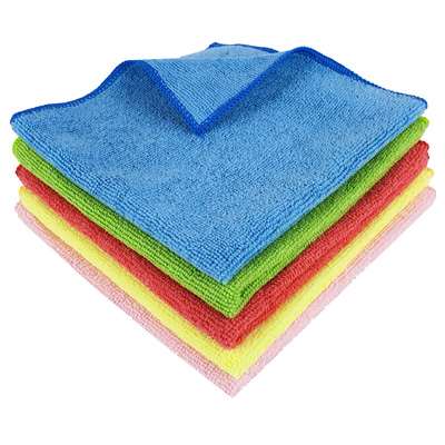 Image de LAVETTES MICROFIBRE CLASSIC 220GR/M² - BLEU