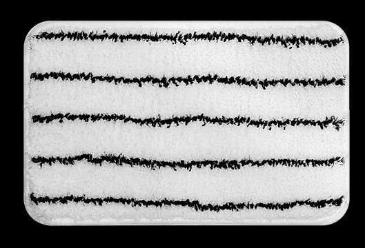 Image de PAD MICROFIBRE RAYE BLANC NOIR SHOCK