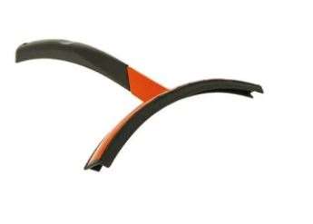 Image de RACLETTE FLEX NOIR-ORANGE 2 LAMES + CB