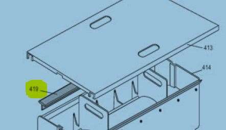Image de RACLEUR AVEC TROU DUPLEX 420-350
