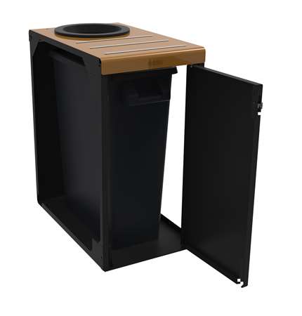 Image de MEUBLE ALITRI 65L AVEC SERRURE MARRON RAL 8001