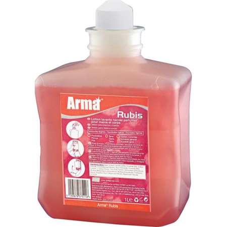 Image de SAVON LIQUIDE NACREE PARFUMEE ARMA RUBIS 1L - MAINS ET CORPS