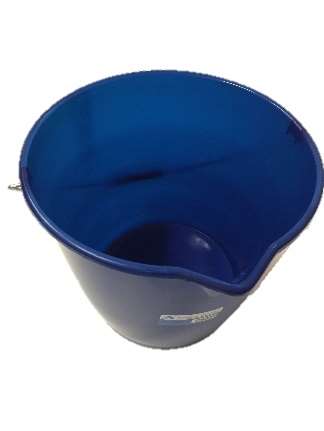 Image de SEAU A BEC 12L ANSE METAL - BLEU