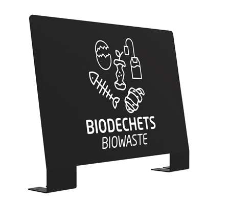 Image de PLAQUE SIGNALETIQUE ALITRI BIODECHETS - GRIS MANGANESE