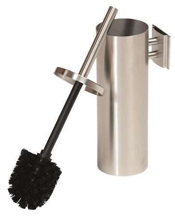 Image de BROSSE WC + SUPPORT MURAL INOX