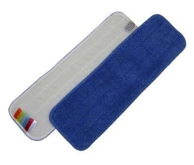 Image de MOP MICROFIBRE VELCRO 44x13CM BLEU AVEC CODES COULEURS