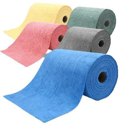 Image de BOBINE D'ESSUYAGE MICROFIBRE 75 FTS 30x30CM - JAUNE