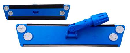 Image de BALAI TRAPEZE BLEU VELCRO 40CM